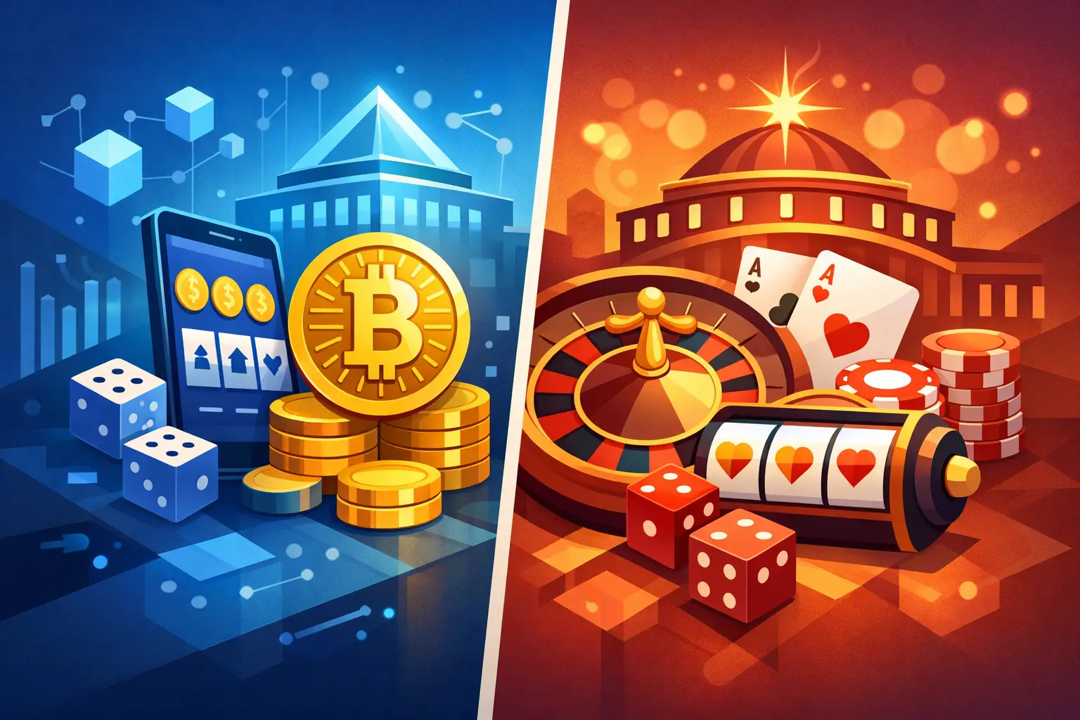 Crypto Casino Versus Regular Casino