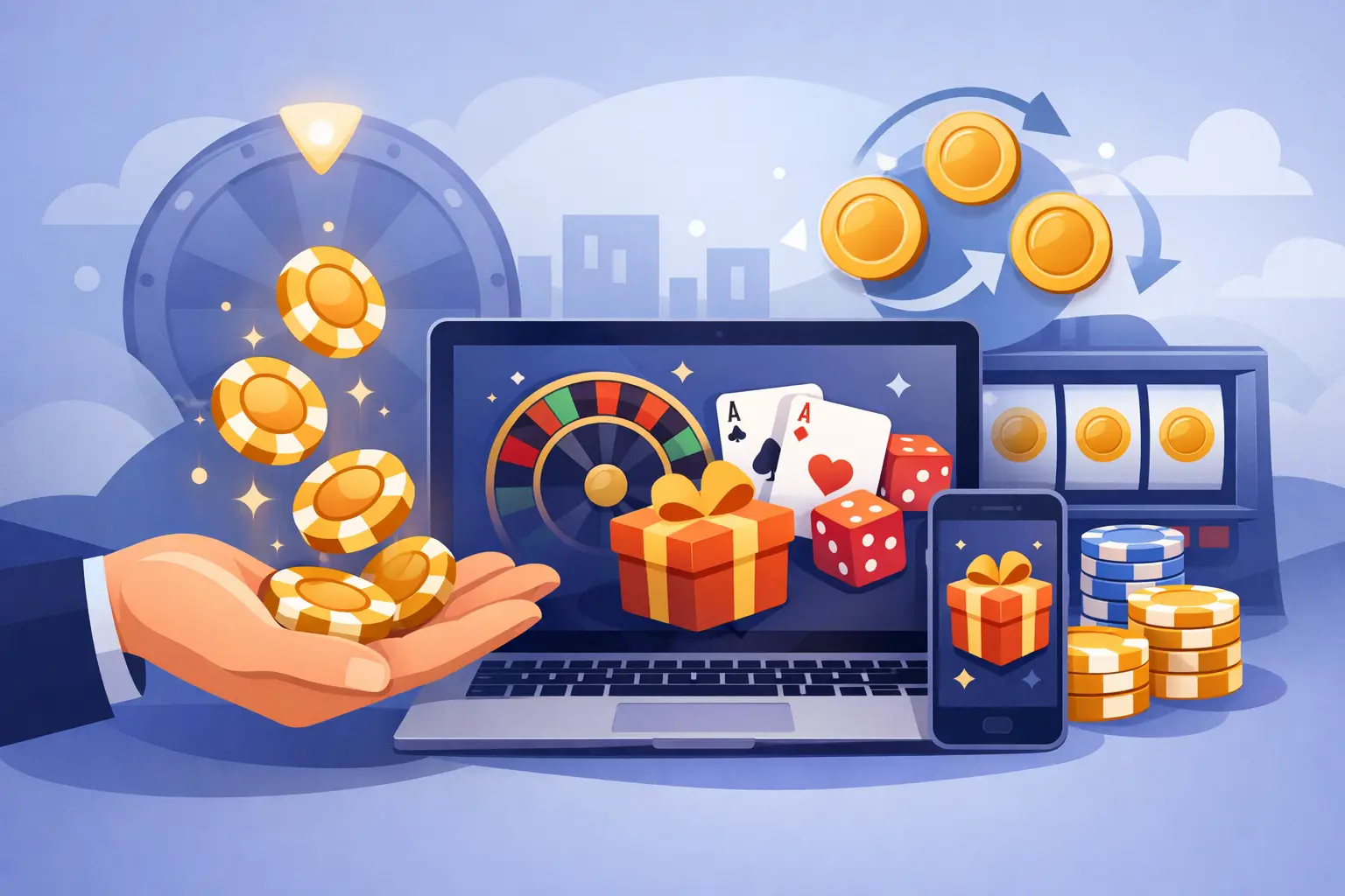 How Daily Free Chips Work at Online Casinos