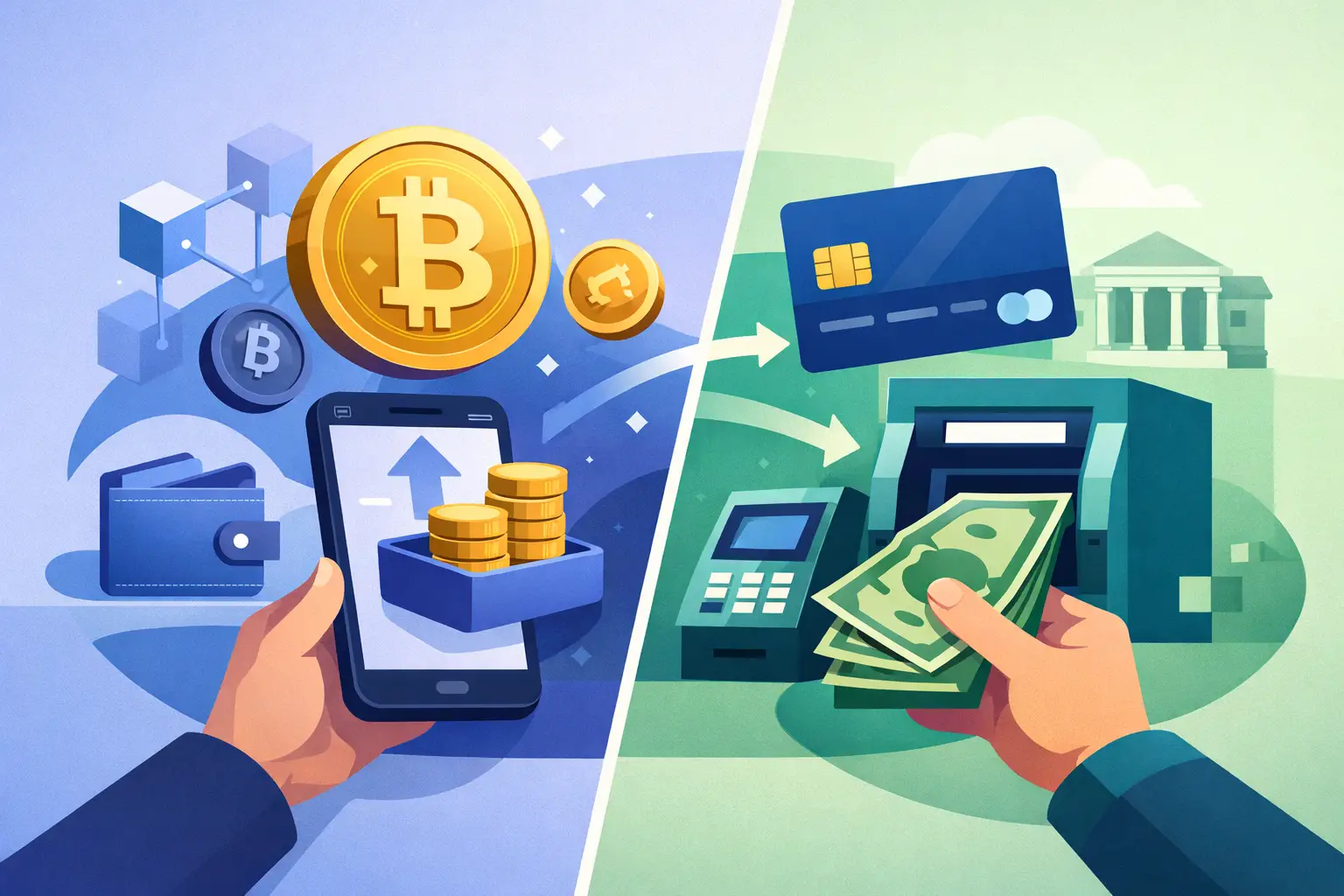 Crypto Withdrawals Versus Card Withdrawals