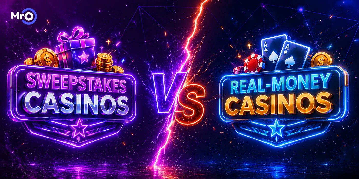 Sweepstakes Casinos vs Real-Money Casinos featured image
