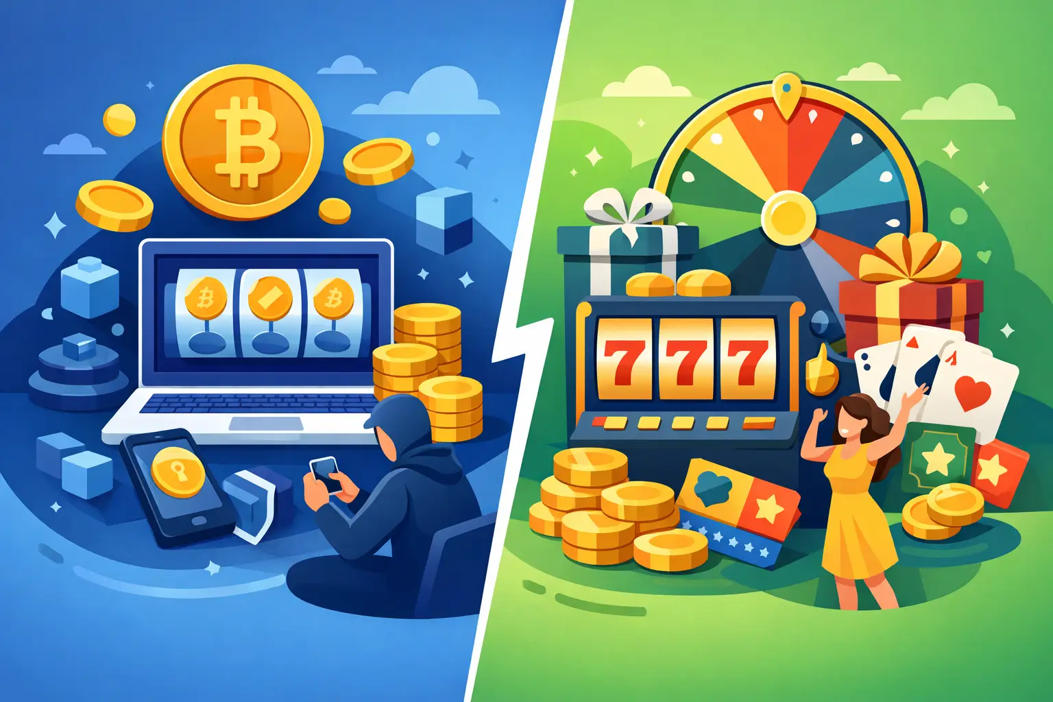Crypto Casino Versus Sweepstakes Casino Compared
